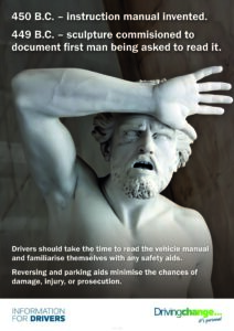 vehicle safety and security drivers poster - work related road risk