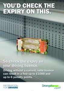 drivers poster - work related road risk